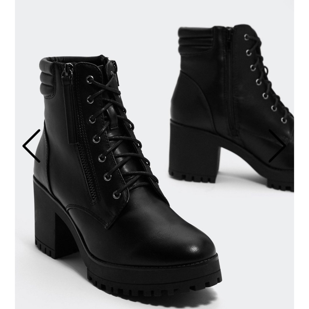 Tough Act to Follow Faux Leather Boot